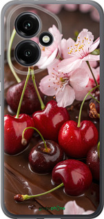 Силиконовый чехол Вишня в шоколаде для Huawei Honor 400 5G - 6698u-4017 изображение 