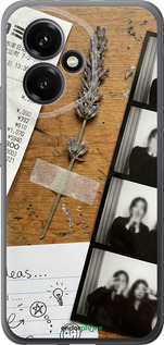 Силиконовый чехол Aesthetic Scrapbook Collage для Huawei Honor 400 5G - 6773u-4017 изображение 