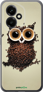 Силиконовый чехол Сова из кофе для Huawei Honor 400 5G - 777u-4017 изображение 