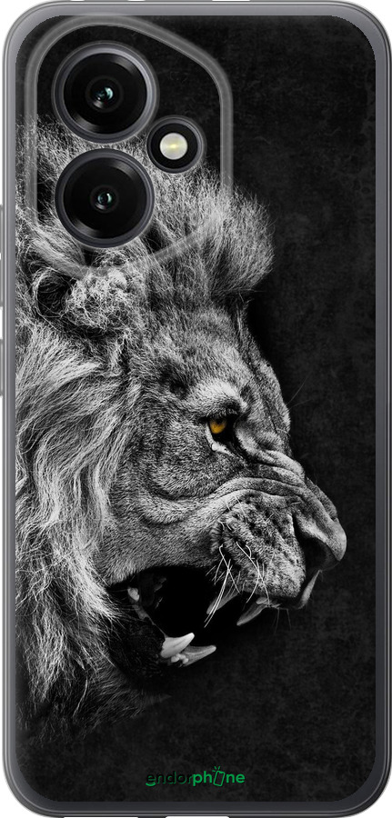 Силиконовый чехол Лев для Huawei Honor 400 5G - 1080u-4017 изображение 