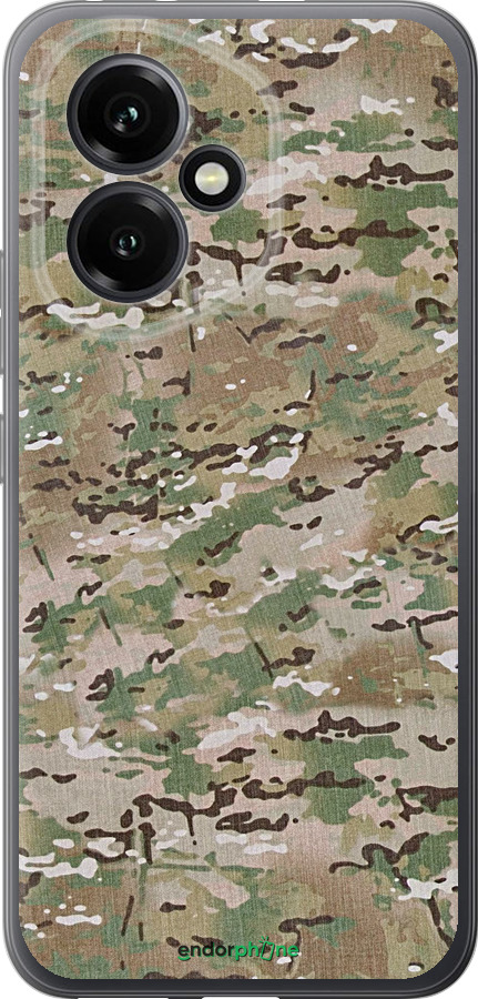 Силиконовый чехол Камуфляж v5 для Huawei Honor 400 5G - 1201u-4017 изображение 