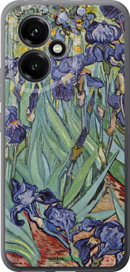 Силиконовый чехол Винсент Ван Гог. Ирисы для Huawei Honor 400 5G - 161u-4017 изображение 