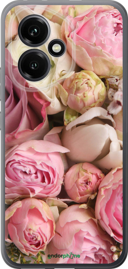 Силиконовый чехол Розы v2 для Huawei Honor 400 5G - 2320u-4017 изображение 