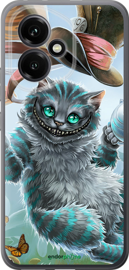 Силиконовый чехол Чеширский кот 2 для Huawei Honor 400 5G - 3993u-4017 изображение 