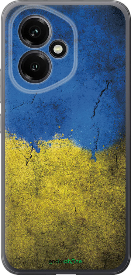 Силиконовый чехол Флаг Украины 2 для Huawei Honor 400 5G - 401u-4017 изображение 