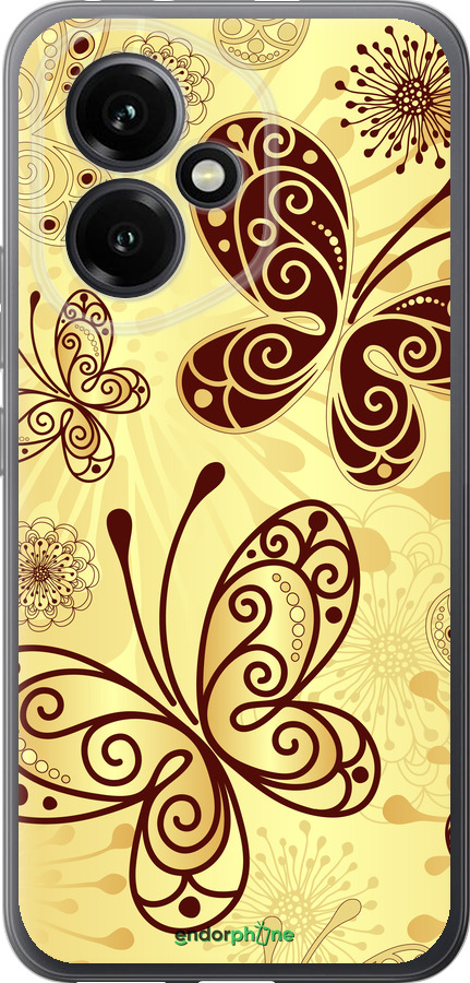 Силиконовый чехол Красивые бабочки для Huawei Honor 400 5G - 4170u-4017 изображение 