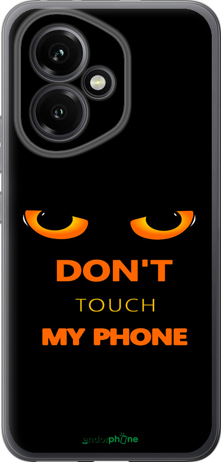 Силиконовый чехол Don't touch the phone для Huawei Honor 400 5G - 4261u-4017 изображение 
