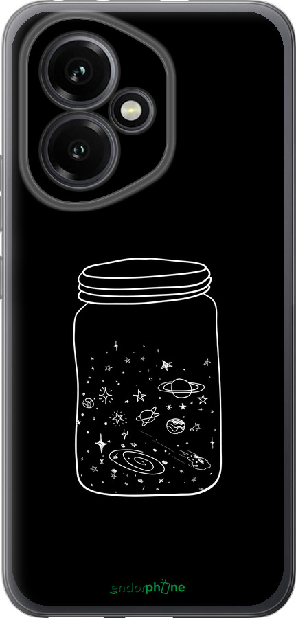 Силиконовый чехол Космос в банке для Huawei Honor 400 5G - 4297u-4017 изображение 