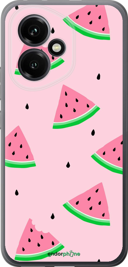 Силиконовый чехол Розовый арбуз для Huawei Honor 400 5G - 4314u-4017 изображение 