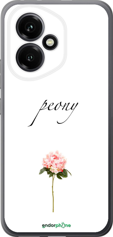 Силиконовый чехол Пион для Huawei Honor 400 5G - 4366u-4017 изображение 