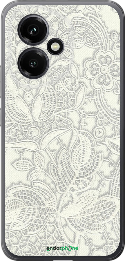 Силіконовий чехол Біле мереживо для Huawei Honor 400 5G - 4383u-4017 изображение 