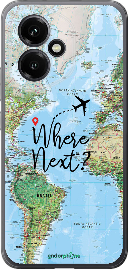 Силиконовый чехол Путешествие для Huawei Honor 400 5G - 4503u-4017 изображение 