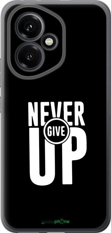 Силиконовый чехол Никогда не сдавайся для Huawei Honor 400 5G - 4572u-4017 изображение 