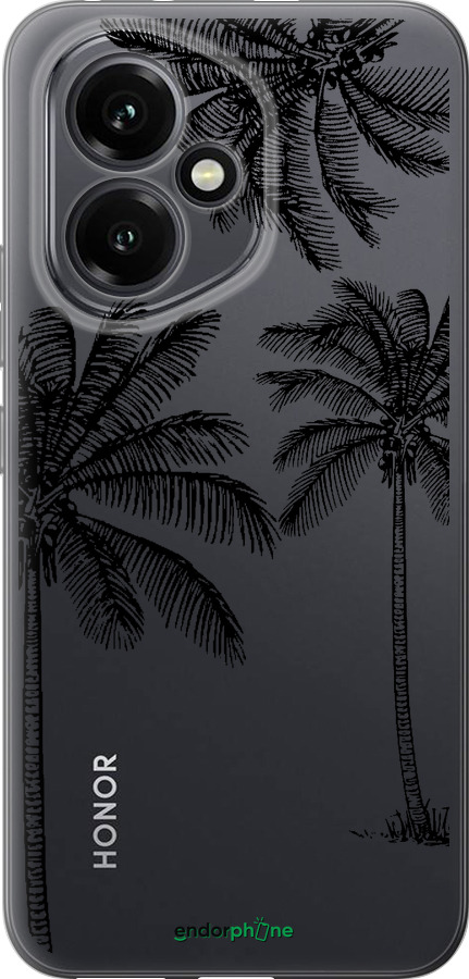 Силиконовый чехол Пальмы1 для Huawei Honor 400 5G - 4634u-4017 изображение 