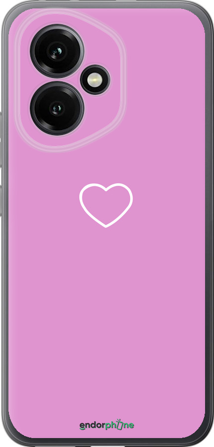 Силіконовий чехол Серце 2 для Huawei Honor 400 5G - 4863u-4017 изображение 