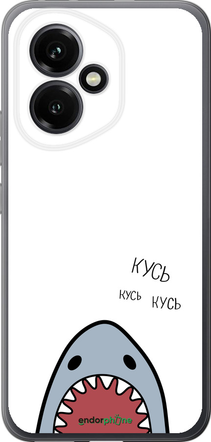 Силиконовый чехол Акула для Huawei Honor 400 5G - 4870u-4017 изображение 