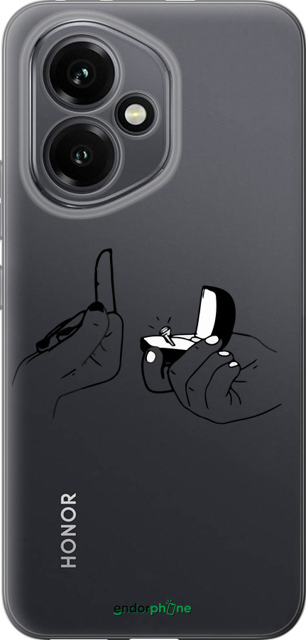 Силиконовый чехол Предложение для Huawei Honor 400 5G - 4898u-4017 изображение 