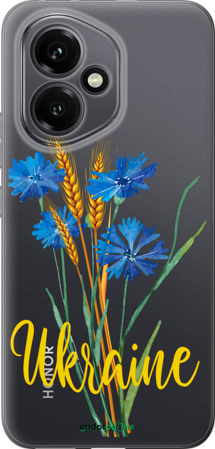 Силиконовый чехол Ukraine v2 для Huawei Honor 400 5G - 5445u-4017 изображение 