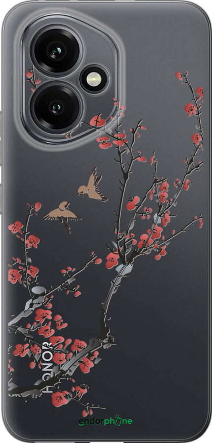 Силіконовий чехол Сакура v2 для Huawei Honor 400 5G - 5538u-4017 изображение 