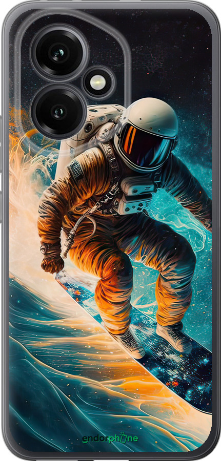 Силиконовый чехол Сноубордист для Huawei Honor 400 5G - 5604u-4017 изображение 