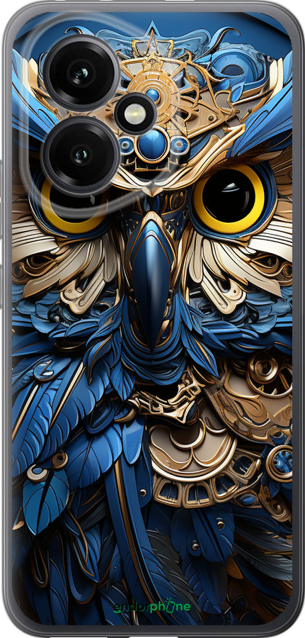 Силиконовый чехол Сова v2 для Huawei Honor 400 5G - 5649u-4017 изображение 