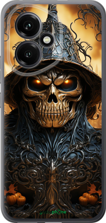 Силіконовий чехол Череп 2 для Huawei Honor 400 5G - 5652u-4017 изображение 