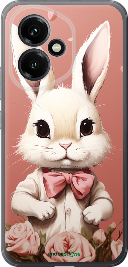 Силиконовый чехол Зайчик для Huawei Honor 400 5G - 5669u-4017 изображение 