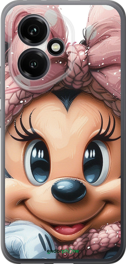 Силиконовый чехол Минни Маус с бантиком для Huawei Honor 400 5G - 6055u-4017 изображение 