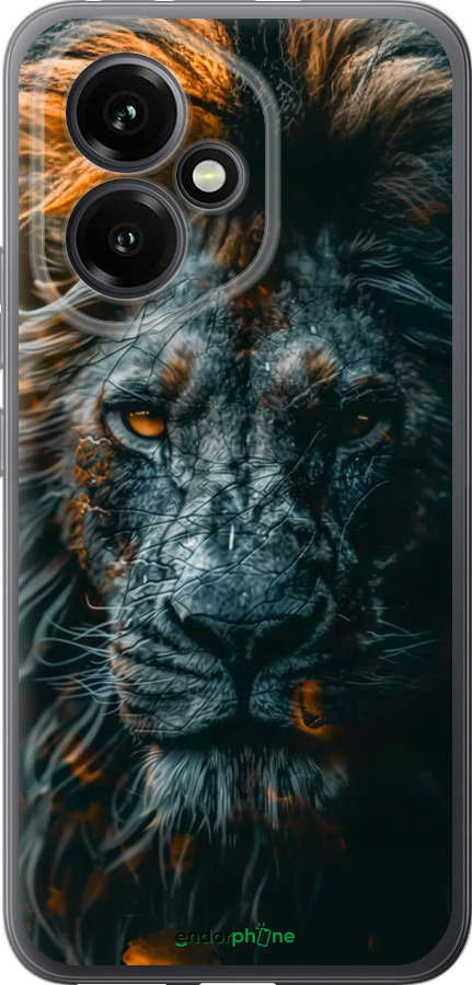 Силиконовый чехол Лев в сумерках для Huawei Honor 400 5G - 6154u-4017 изображение 