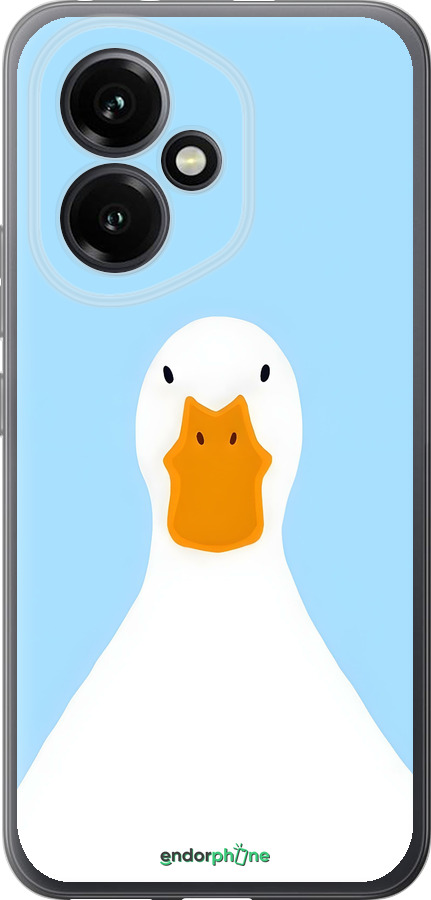 Силиконовый чехол Гусь для Huawei Honor 400 5G - 6350u-4017 изображение 