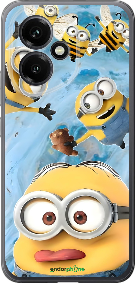 Силиконовый чехол Миньоны для Huawei Honor 400 5G - 6386u-4017 изображение 