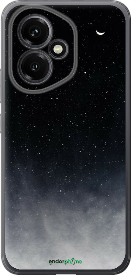 Силиконовый чехол Сині хмари, Синій місяць для Huawei Honor 400 5G - 6396u-4017 изображение 