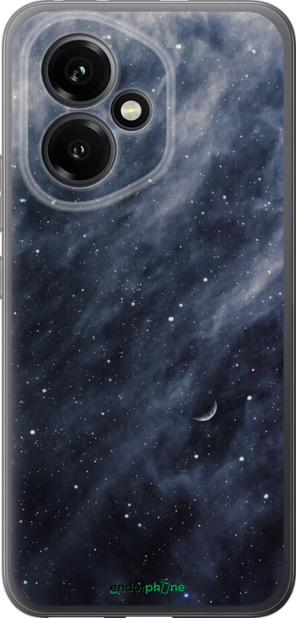 Силиконовый чехол Голубые облака, Голубая луна для Huawei Honor 400 5G - 6398u-4017 изображение 