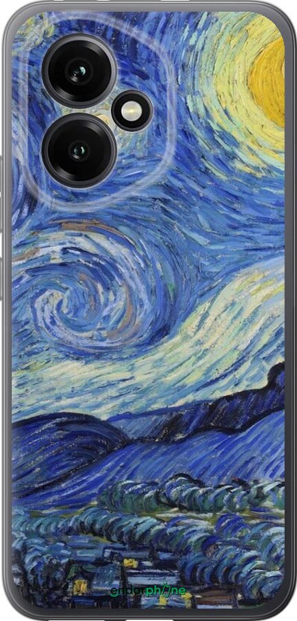 Силиконовый чехол «Звездная ночь» Винсента Ван Гога для Huawei Honor 400 5G - 6433u-4017 изображение 