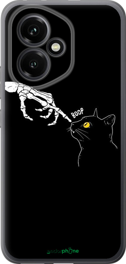 Силиконовый чехол Кошка для Huawei Honor 400 5G - 6505u-4017 изображение 