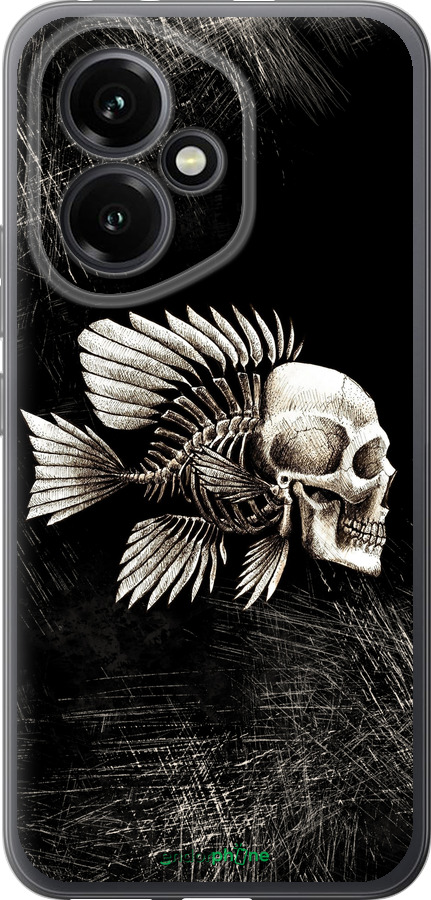 Силиконовый чехол Рыбо-человек для Huawei Honor 400 5G - 683u-4017 изображение 