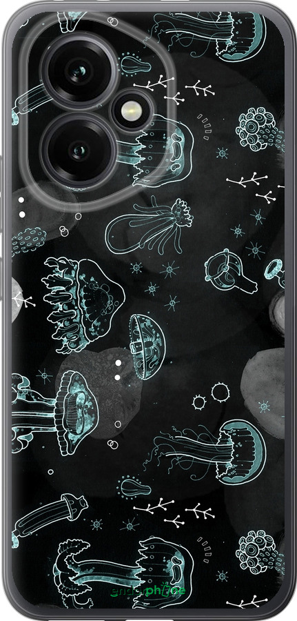 Силиконовый чехол Медузы для Huawei Honor 400 5G - 906u-4017 изображение 