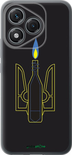 Силиконовый чехол Коктейль Молотова для Huawei Honor 400 Lite 5G - 1044u-3993 изображение 