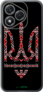 Силіконовий чехол Герб - вишиванка на чорному фоні для Huawei Honor 400 Lite 5G - 1196u-3993 изображение 