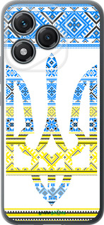 Силиконовый чехол Герб - вышиванка желто-голубая для Huawei Honor 400 Lite 5G - 1197u-3993 изображение 