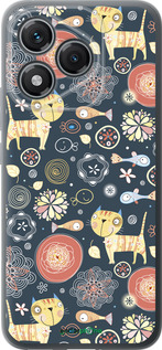 Силиконовый чехол Котята v4 для Huawei Honor 400 Lite 5G - 1224u-3993 изображение 