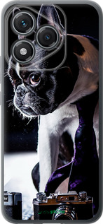 Силиконовый чехол Бульдог-фотограф для Huawei Honor 400 Lite 5G - 142u-3993 изображение 