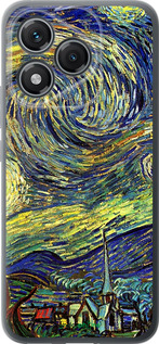 Силиконовый чехол Винсент Ван Гог. Звёздная ночь для Huawei Honor 400 Lite 5G - 163u-3993 изображение 