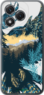 Силиконовый чехол Арт-орел на фоне природы для Huawei Honor 400 Lite 5G - 3983u-3993 изображение 