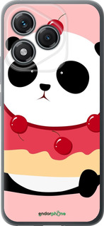 Силиконовый чехол Панда с пончиком для Huawei Honor 400 Lite 5G - 3991u-3993 изображение 
