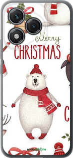 Силиконовый чехол Merry Christmas для Huawei Honor 400 Lite 5G - 4106u-3993 изображение 