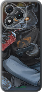 Силиконовый чехол gamer cat для Huawei Honor 400 Lite 5G - 4140u-3993 изображение 