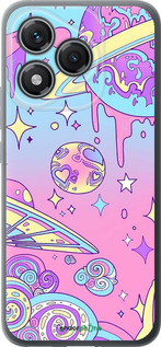 Силиконовый чехол Розовая галактика для Huawei Honor 400 Lite 5G - 4146u-3993 изображение 