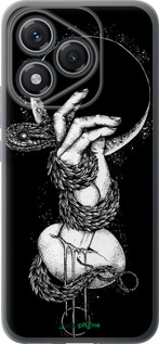 Силиконовый чехол Змея в руке для Huawei Honor 400 Lite 5G - 4149u-3993 изображение 