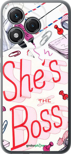 Силиконовый чехол she's the  boss для Huawei Honor 400 Lite 5G - 4254u-3993 изображение 